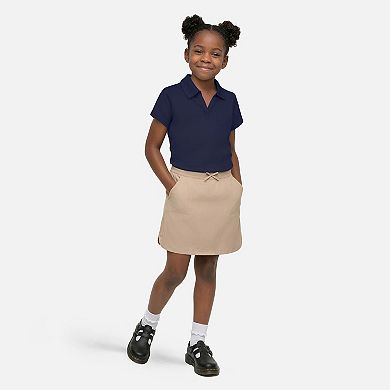 Girls 4-16 IZOD Short Sleeve Performance Mesh Johnny Collar Polo