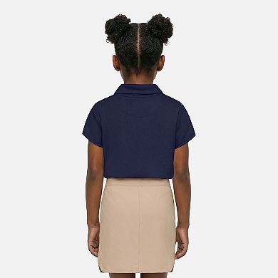 Girls 4-16 IZOD Short Sleeve Performance Mesh Johnny Collar Polo