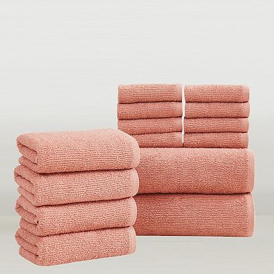 Brooklyn Loom Cotton Ribbed 14-pc. Towel Set