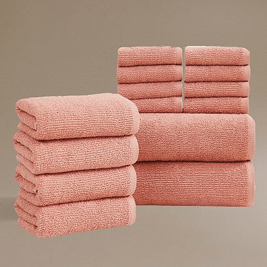 Brooklyn Loom Cotton Ribbed 14-pc. Towel Set