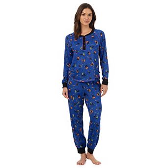 Women's Cuddl Duds® Long Sleeve Henley Pajama Top & Pajama Jogger Set