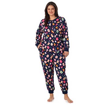 Plus Size Cuddl Duds® Long Sleeve Cozy Pajama Top & Pajama Joggers Set