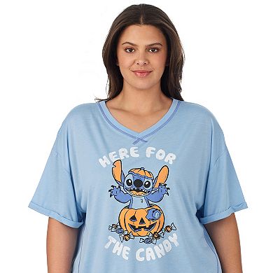 Plus Size Disney’s Lilo & Stitch 2-Piece Pajama Top & Pajama Bottoms Set