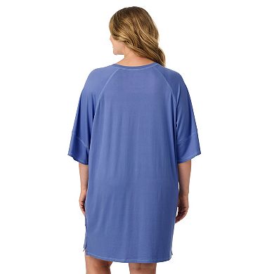 Plus Size Disney’s Lilo & Stitch Cozy Short Sleeve Sleepshirt