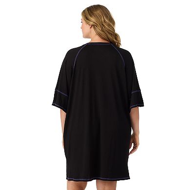 Plus Size K-Pop Demon Hunters Cozy Short Sleeve Sleepshirt