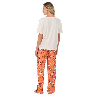 Women's Strawberry Shortcake Pumpkin Spice Pajama Top & Pajama Bottoms Set