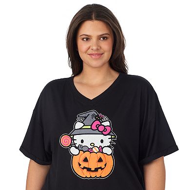 Plus Size Hello Kitty Cozy Pajama Top & Pajama Bottoms Set
