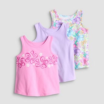 Girls 4-12 Jumping Beans® 3-Pack Core Tank Tops