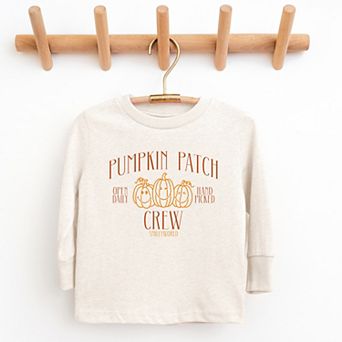 SmileyWorld Pumpkin Patch Crew - Youth Long Sleeve Graphic T-Shirt