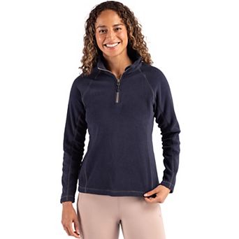 Clique Powder 100% Recycled Fleece Womens Quarter Zip Pullover