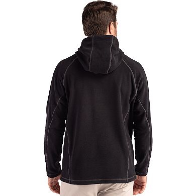 Clique Powder 100% Recycled Fleece Mens Half Zip Hooded Pullover