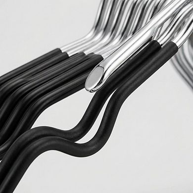 Stainless Steel Wire Hangers, Rust-Resistant & Durable, for Closet, Bedroom & Laundry (24 Pack)