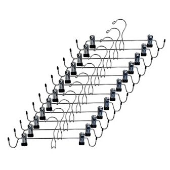 12 Pack Cami Bra Hangers with Clips, Space-Saving Closet Organizer