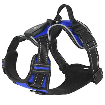 LED Dog Harness No Pull, Rechargeable Light Up Vest with Handle for Small to Large Dogs