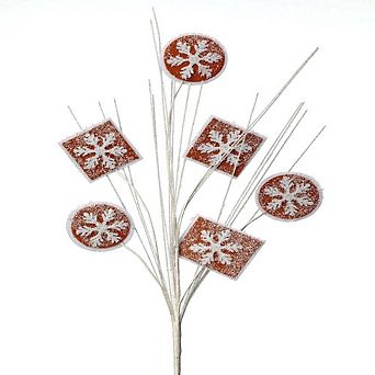 25" Frosted Gingerbread Cookie Spray Festive Christmas Decoration