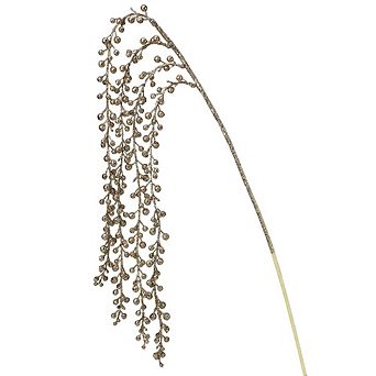 36" Glitter Dropping Berry Rain Spray - Christmas Holiday Decoration