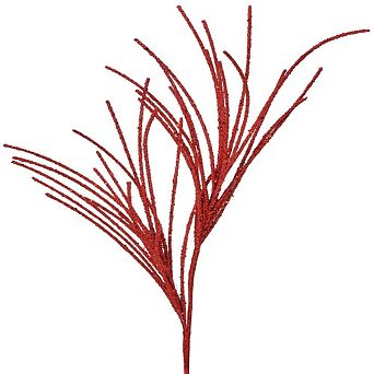 28" Micro Beaded Sequin Grass Spray Festive Decorative Accent for Christmas decor