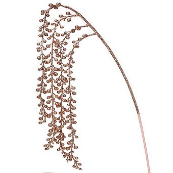 36" Glitter Dropping Berry Rain Spray Elegant Christmas Decoration