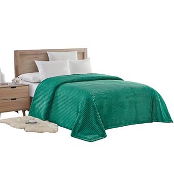 Striata Lined Oversized All Season 100% Polyester Blanket