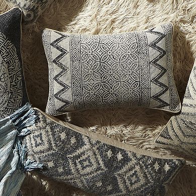 Peppermint Home Block Print Decorative Throw Pillow Covers - Set of 2
