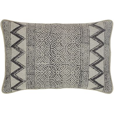 Peppermint Home Block Print Decorative Throw Pillow Covers - Set of 2