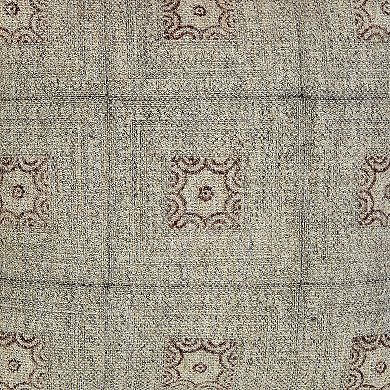 Peppermint Home Antique Block Print Decorative Throw Pillow Covers - Set of 2