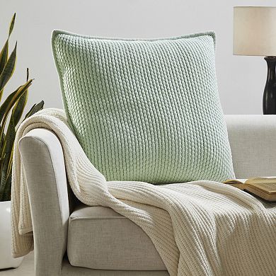 Peppermint Home Popcorn Weave Decorative Throw Pillow Covers - Set of 2