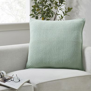 Peppermint Home Popcorn Weave Decorative Throw Pillow Covers - Set of 2