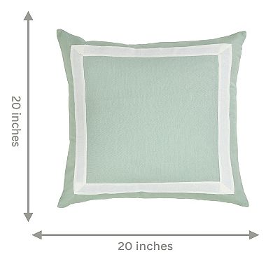 Peppermint Home Amalfi Linen Cotton Decorative Throw Pillow Covers - Set of 2