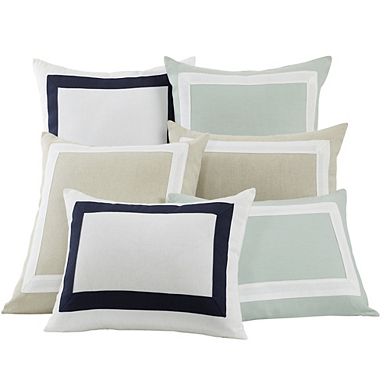 Peppermint Home Amalfi Linen Cotton Decorative Throw Pillow Covers - Set of 2
