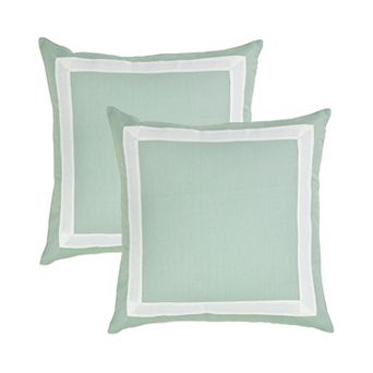 Peppermint Home Amalfi Linen Cotton Decorative Throw Pillow Covers - Set of 2