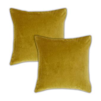 Peppermint Home Stella Plush Velvet Decorative Throw Pillow Covers - Set of 2