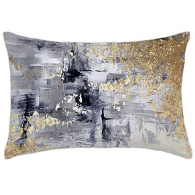 Peppermint Home Marble Print Shimmer Decorative Throw Pillow Covers, Set of 2