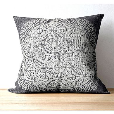 Peppermint Home Mandala Print Decorative Throw Pillow Covers - Set of 2