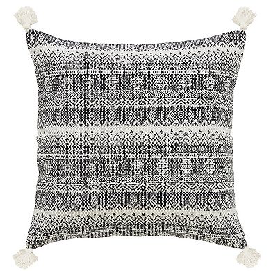 Peppermint Home Block Print Decorative Throw Pillow Covers - Set of 2