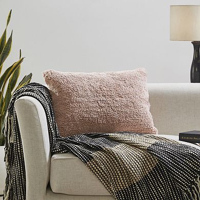 Peppermint Home Haven Cotton Tufted Decorative Lumbar Pillow Covers - Set of 2