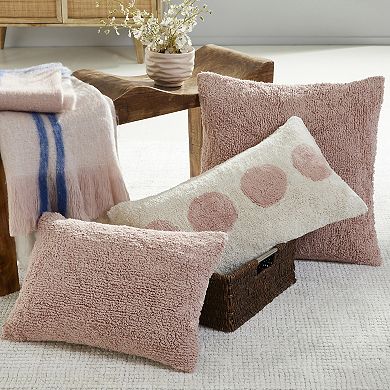 Peppermint Home Haven Cotton Tufted Decorative Lumbar Pillow Covers - Set of 2