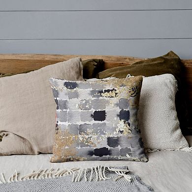 Peppermint Home Marble Print Shimmer Decorative Throw Pillow Covers - Set of 2