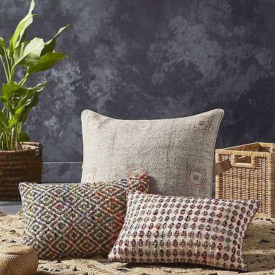 Peppermint Home Woven Decorative Throw Pillow Covers - Set of 2