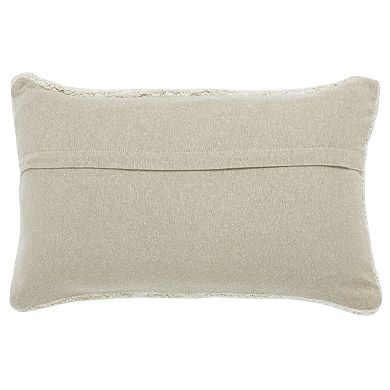 Peppermint Home Haven Polka Dot Cotton Tufted Lumbar Pillow Covers, Set of 2