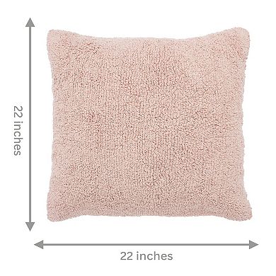 Peppermint Home Haven Cotton Tufted Decorative Throw Pillow Covers - Set of 2