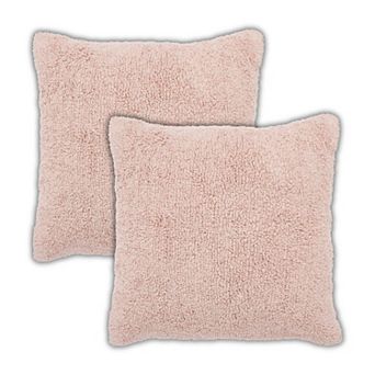 Peppermint Home Haven Cotton Tufted Decorative Throw Pillow Covers - Set of 2