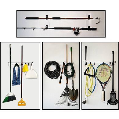 Hang It Simple Wall Mounted Universal Storage Hanger - Adjustable, Durable, Versatile 18”