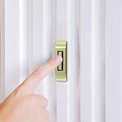 IQ America Contemporary Lighted Pushbutton Doorbell