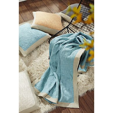 Peppermint Home Montreal Textured Decorative Throw Pillow Covers - Set of 2