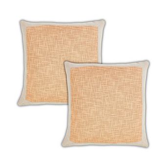 Peppermint Home Montreal Textured Decorative Throw Pillow Covers - Set of 2