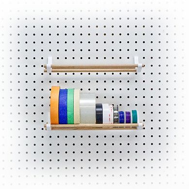 Peggy Pegboard Organizer 12in Kit for Tapes, Ribbons & More - Efficient Craft Storage
