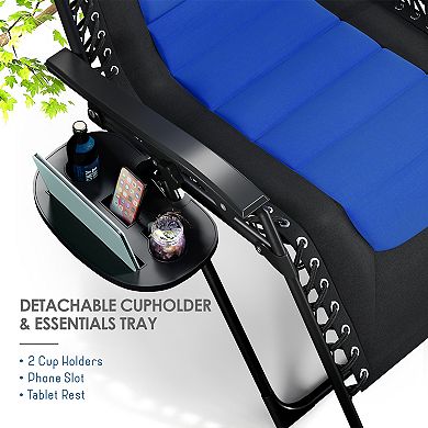 Nestl Outdoor Padded Zero Gravity Chair