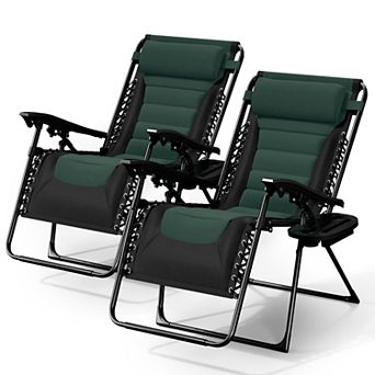 Nestl Outdoor Padded Zero Gravity Chair