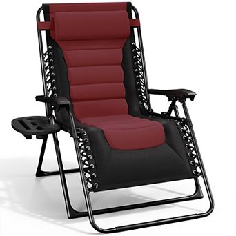 Nestl Outdoor Padded Zero Gravity Chair